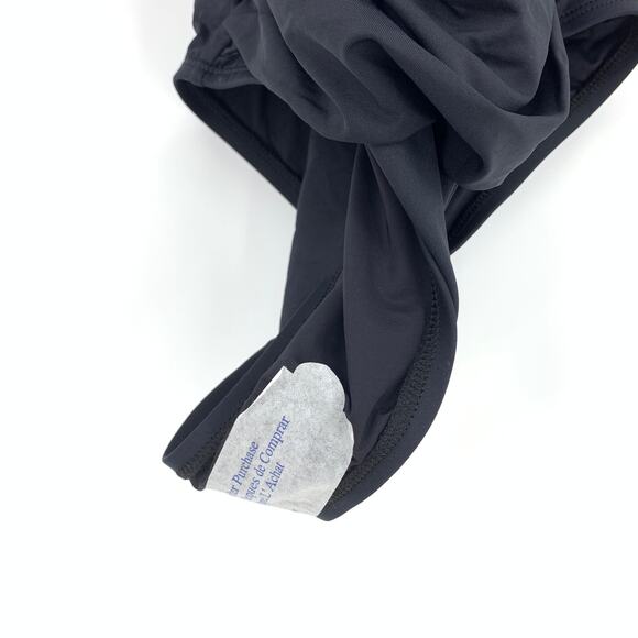 La Blanca Women's Size 6 One Piece Swimwear Stretch Twist Front Black - Picture 7 of 8